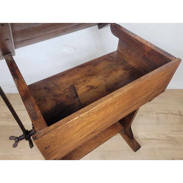 Vintage Desk in Oak, 1920s For Sale - Image 9 of 16