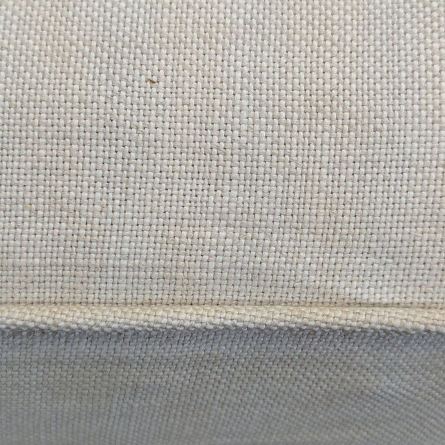 Restoration Hardware Kensington Classic 3-Seat Chesterfield Sofa in Light Linen For Sale - Image 9 of 10