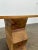 Made “Zigzag” Bench - Light Finish For Sale - Image 4 of 18