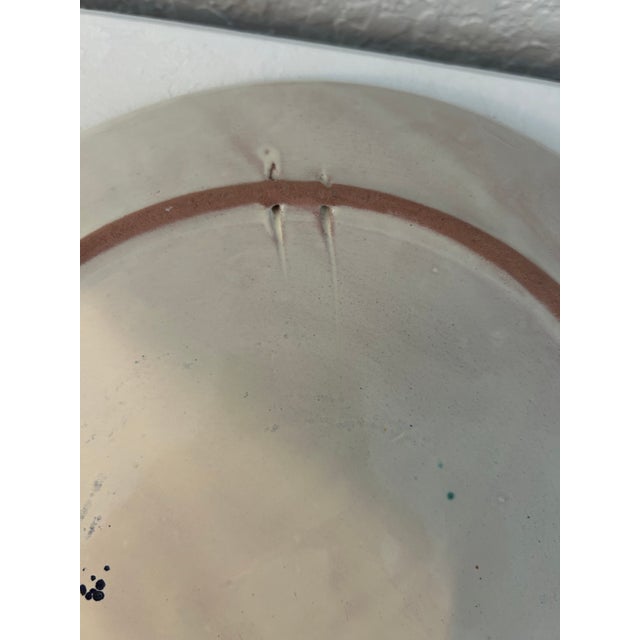 1990s Vintage Mexican Talavera Wall Chargers, a Pair For Sale - Image 5 of 5