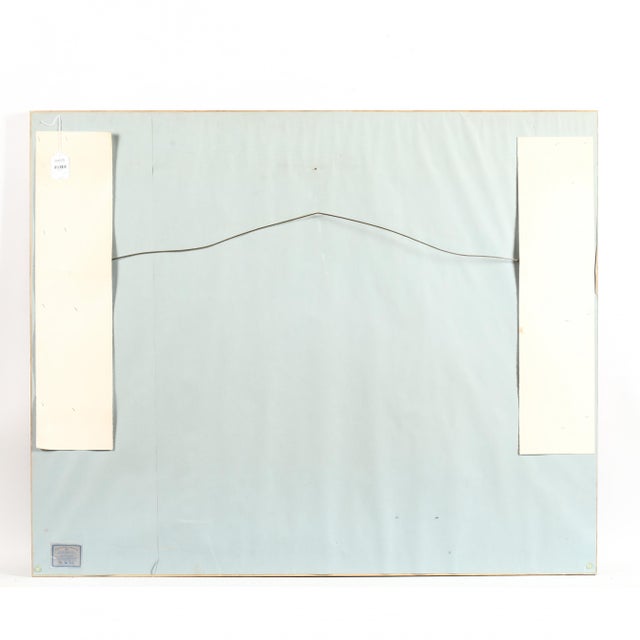 Marisol Escobar Attributed, Large Scale Abstract Watercolor on Paper For Sale - Image 4 of 4