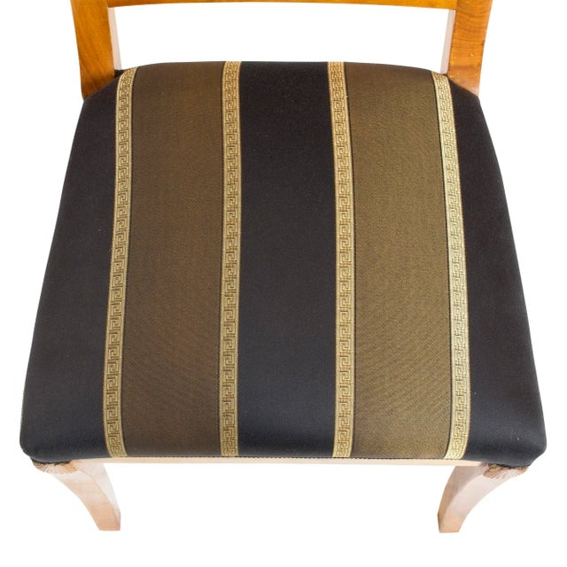 Early-19th Century Empire Cherry Seating Group, Set of 8 For Sale - Image 12 of 16
