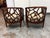 2010s Crate & Barrel Ankara Lounge Chairs, Pair For Sale - Image 5 of 12