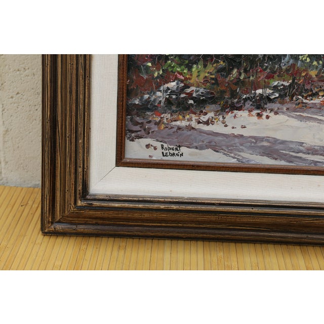 Original Vintage Oil Painting by Robert Lebrón For Sale - Image 9 of 12