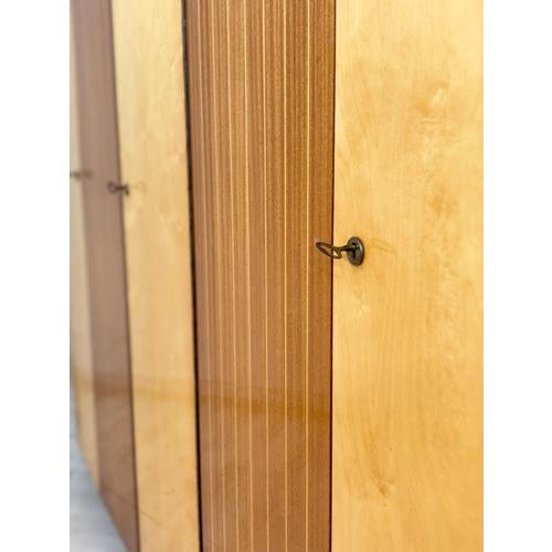 Wood Vintage Wardrobe in Mahogany For Sale - Image 7 of 10