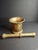 Antique 17th/18th C. Heavy Cast Bell Metal Brass Mortar & Pestle, J. Greenstein Provenance Judaica For Sale In Boston - Image 6 of 18