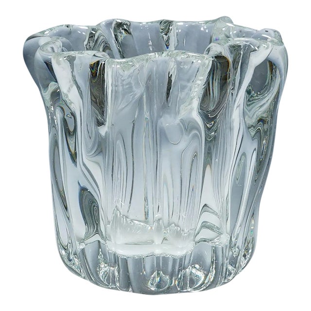 Massive Stump of a Tree Art Glass Bowl by Tapio Wirkkala for Iittala 1951 For Sale