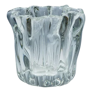 Massive Stump of a Tree Art Glass Bowl by Tapio Wirkkala for Iittala 1951