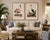Great Heron & Roseate Spoonbill Diptych, Vintage Art Print Reproduction, 40" X 60" For Sale - Image 10 of 12