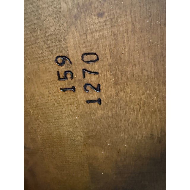 Mid 20th Century Bent Bros Colonial Maple Bench For Sale - Image 10 of 10