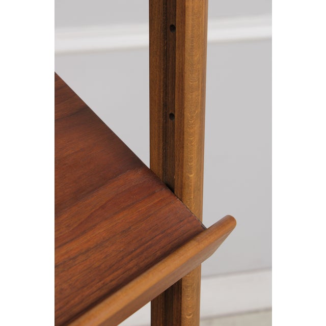 Mid Century Modern Walnut Bookcase Etagere Unit For Sale - Image 15 of 15
