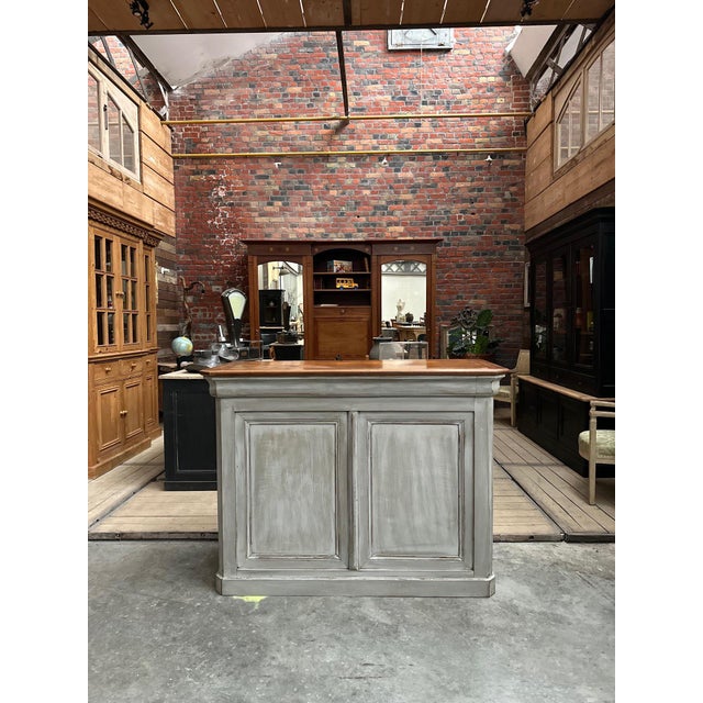 Patinated Bar Counter For Sale - Image 3 of 14