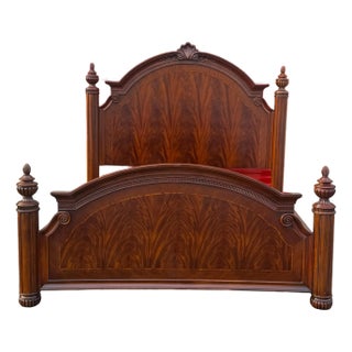 Thomasville Kent Park Flame Mahogany King Size Bed For Sale