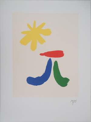Joan Miro, Cabane sous le Soleil, Lithograph