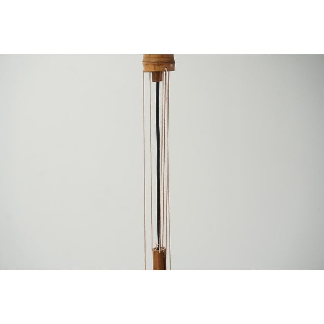 1970s Large Uchiwa Series Hana I Chandelier by Ingo Maurer for Design M, Germany, 1970s For Sale - Image 5 of 14