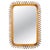 Mid-Century Modern Rattan and Bamboo Wall Mirror by Franco Albini, Italy, 1960s For Sale - Image 12 of 12