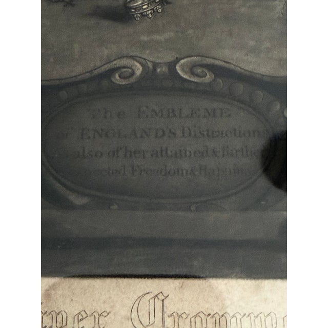 19th Century Oliver Cromwell Engraving, Proof For Sale - Image 11 of 14