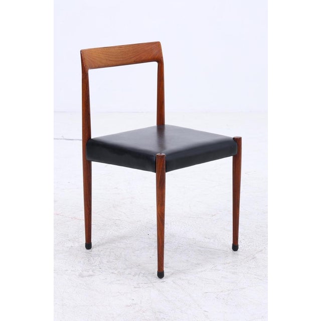 Mid-Century Teak Chairs from Lübke, 1960s, Set of 4 For Sale - Image 15 of 17