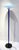 Glass Italian Blue Chiara Floor Lamp by Cini Boeri for Venini, 1980s For Sale - Image 7 of 11