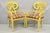 Contemporary Regency Style Red Green Yellow Scroll Back Dining Chairs - Set of 8 For Sale - Image 11 of 18