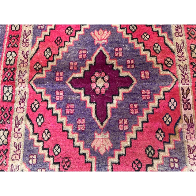 Antique Qashqai-Shiraz Tribal Runner Rug - 2'9" X 7'1" For Sale - Image 4 of 11