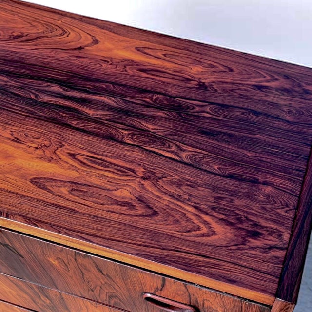 Mid-Century Danish Rosewood Highboy Dresser, 1960s For Sale - Image 9 of 17