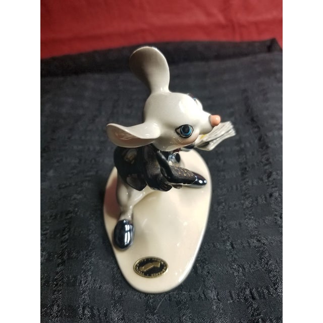 Hagen Renaker Specialty Issue City Mouse 1990's Figurine For Sale - Image 9 of 10