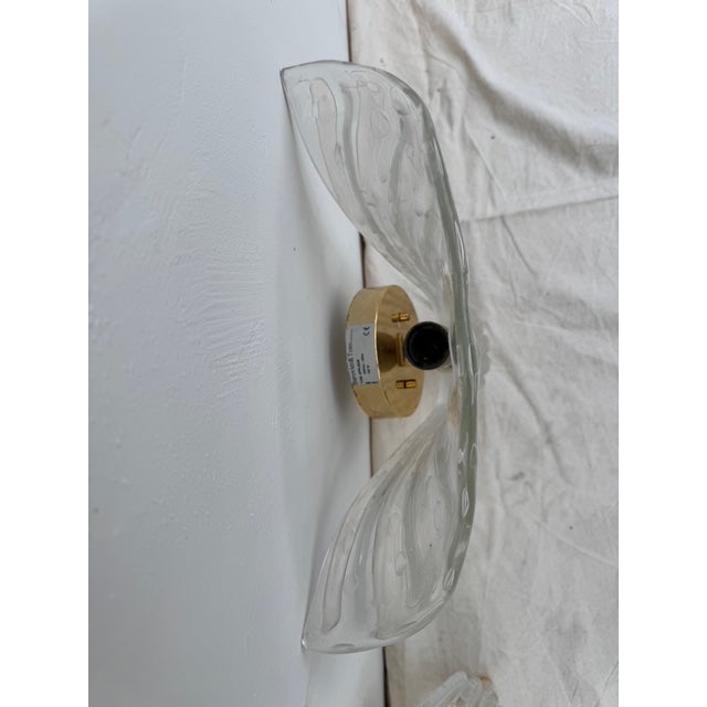 Glass 1980s Barovier & Toso Murano Glass Sconces - 2 For Sale - Image 7 of 18