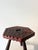 1940s Brutalist Colonial Style Carved Tripod Stool, Spain, 1940s For Sale - Image 5 of 8