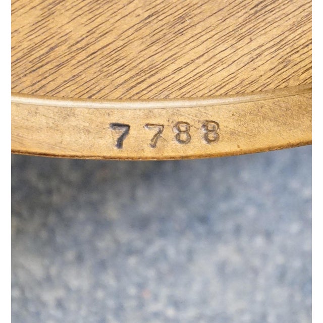 John Widdicomb / William a Berkey Traditional Federal Style Sunburst Mahogany 23" Round Accent End Table 7788 For Sale - Image 15 of 15