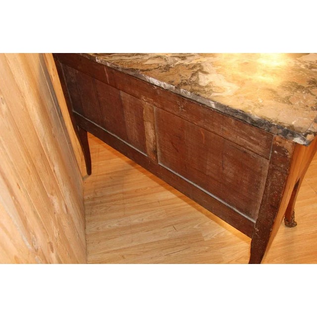 Wood Vintage Louis XV Chest of Drawers For Sale - Image 7 of 10