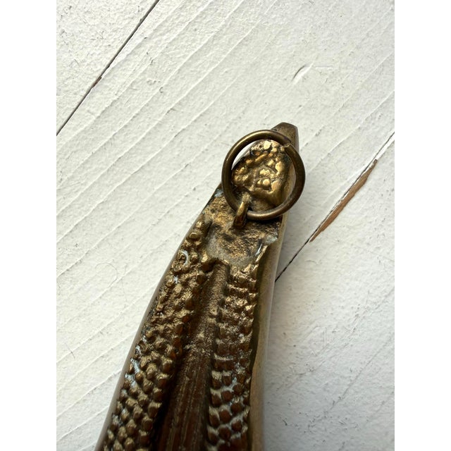 Vintage Large Brass Starfish Sculpture For Sale - Image 6 of 11