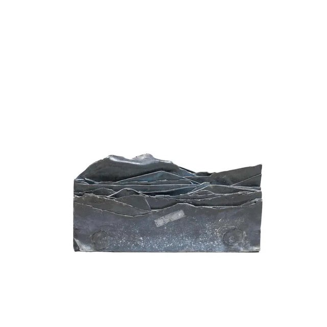 Vintage Layered Metal Sculpture For Sale - Image 4 of 5