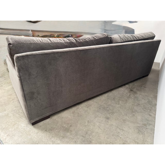 Lee Industries Lee Industries 101" Sofa in Performance Velvet For Sale - Image 4 of 12