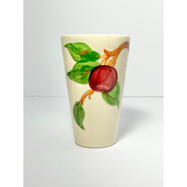 Franciscan China 1960s Franciscan "Apple" Ceramic Tumbler Drinking Glasses 5” 10oz - Set of 4 For Sale - Image 4 of 8