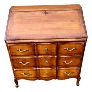 Louis XV Style Secretaire in Fruitwood, 1920s