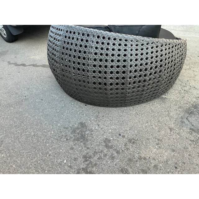 Black Rh St. Martin Patio Daybed For Sale - Image 8 of 9