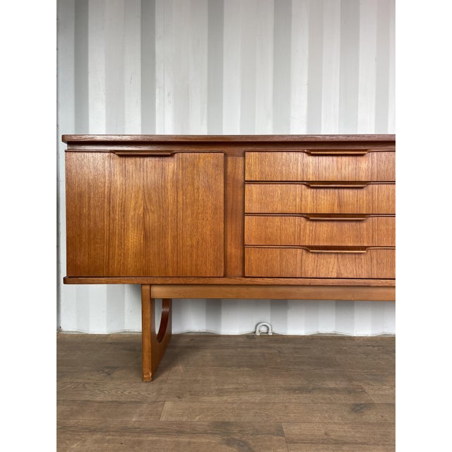 Brown Large Mid-Century British Scandinavian Style Teak Sideboard from Stonehill, 1960s For Sale - Image 8 of 18