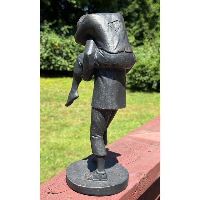 Early 20th Century Early 20th Century Aimé Jules Dolou (French 1838-1902) Attr. Sculpture Statue "L Enfant Du Travail", Paris Fooundry Stamp For Sale - Image 5 of 17