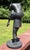 Early 20th Century Early 20th Century Aimé Jules Dolou (French 1838-1902) Attr. Sculpture Statue "L Enfant Du Travail", Paris Fooundry Stamp For Sale - Image 5 of 17