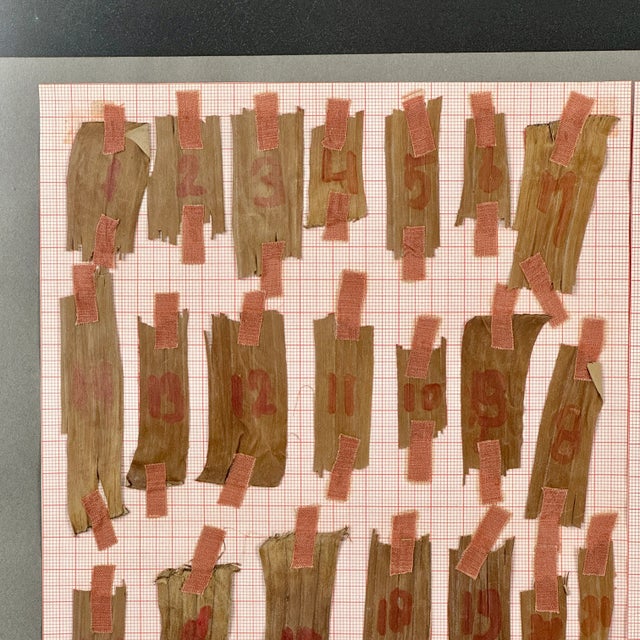 1980s Merapi Obermayer Original 1984 Mixed Media Wall Art Work For Sale - Image 5 of 12