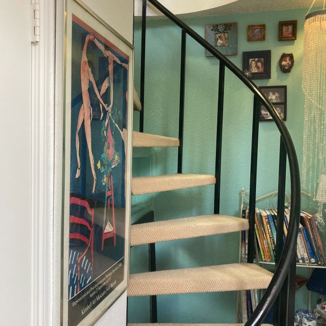 Rare 1973 Kimbell Art Museum Impressionist and Post-Impressionist Paintings From the Ussr Exhibition Poster, Matisse "Nasturtiums With the Dance 2" For Sale - Image 9 of 11