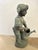Vintage Bronze Garden Statue Fountain of Young Girl With Watering Can For Sale - Image 9 of 11