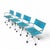 Tito Agnoli Vintage Italian Dining Chairs by Tito Agnoli for BBB Bonacina, 1990s, Set of 4 For Sale - Image 4 of 11