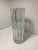 Glass Mid-Century Modern Vertical Cut Crystal Vase For Sale - Image 7 of 9