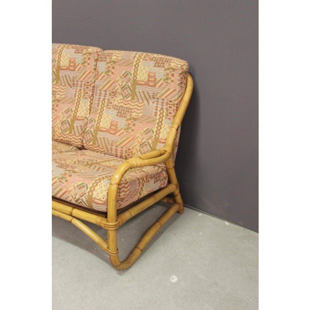 1970s Rattan 3-Seater Sofa, 1970 For Sale - Image 5 of 11