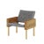 Not Yet Made - Made To Order Set of Natural Walnut Block Armchairs by Carl Malmsten For Sale - Image 5 of 10