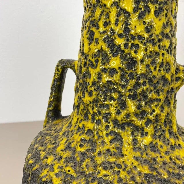 Large Fat Lava Pottery Vase from Fohr Ceramics, Germany, 1970s For Sale - Image 18 of 18