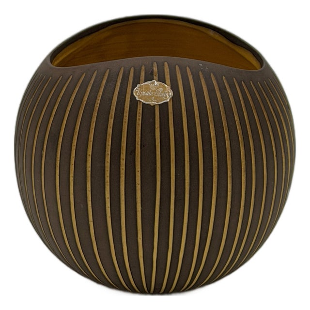 Mid-Century Modern Kokos Ceramic Vase by Hjördis Oldfors for Upsala-Ekeby, Sweden, 1950s For Sale