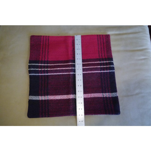 Red Vintage Turkish Kilim Pillow Cover For Sale - Image 8 of 9